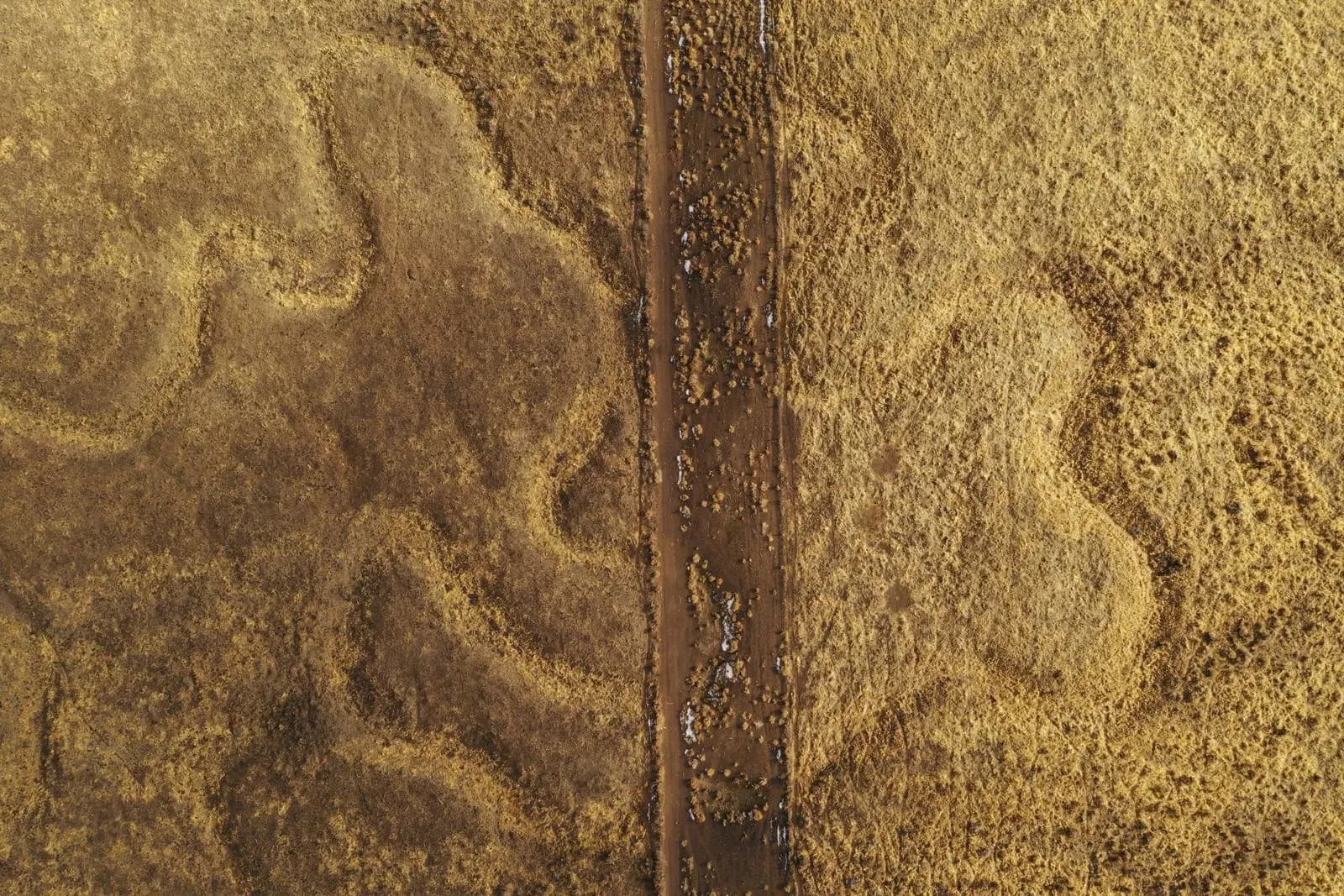 High desert seen from the air